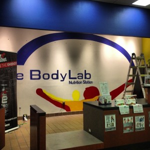 Installation of Logo in Retail Space